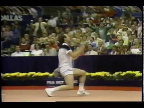 Dallas 1983 Final - Lendl vs McEnroe - highlights