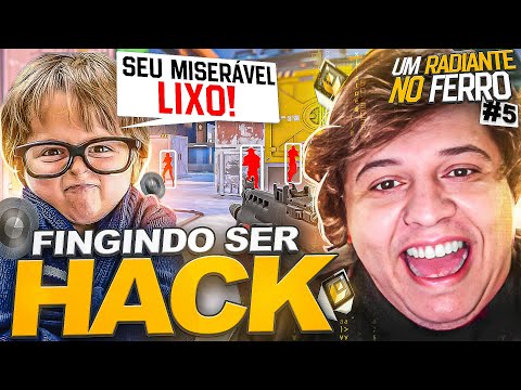 Fingi ser HACK no FERRO e me deram uma LIÇÃO DE VIDA - Um RADIANTE se aventurando no FERRO - EP.5