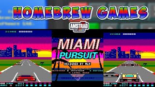 Miami Pursuit - New Amstrad CPC Game 2026