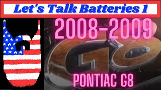 Bad Battery Noises 1 G8 Battery Replacement