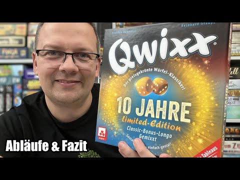 Qwixx 10 Jahre - Limited Edition (NSV) - Das Top Roll & Write mit viel Inhalt und Top Qualität