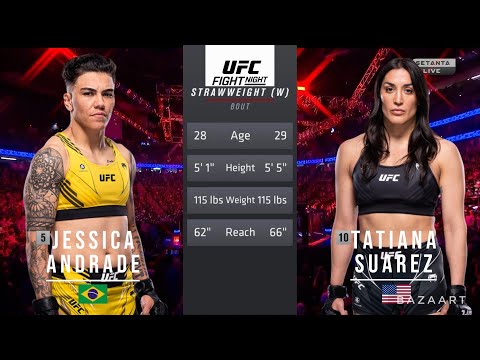 Jessica Andrade vs Tatiana Suarez full fight