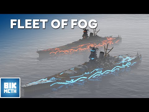 Minecraft's INSANE Fleet of Fog Battle!