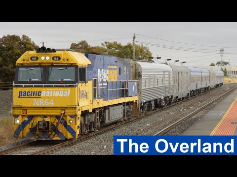 The Overland; Melbourne - Adelaide Passenger Train Compilation