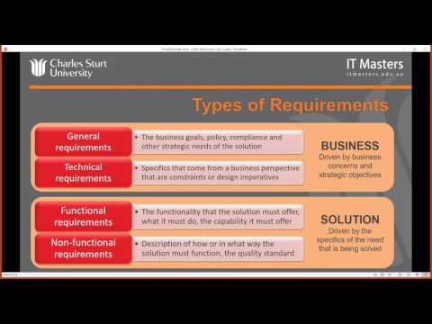 Lecture 2: Free Short Course - Introductory Certificate in Business Analysis