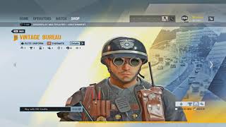 RAINBOW SIX SIEGE EXTRAS - THERMITE ELITE SET VINTAGE BUREAU