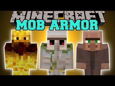 PopularMMOs - Minecraft: MOB ARMOR (TURN INTO MOBS AND GAIN THEIR ABILITIES!) Mod Showcase