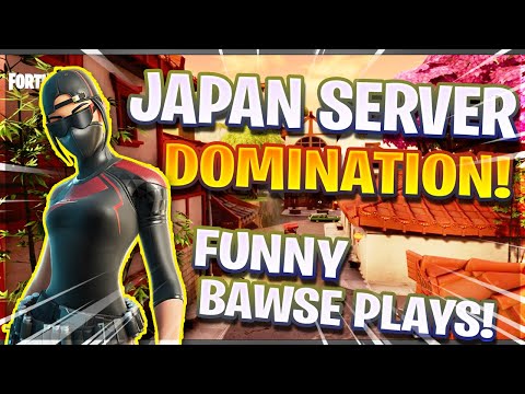 🐉 FORTNITE JAPAN SERVERS DOMINATION! 18 FRAGS Funny gameplay, Epic Gamer! PICKAXED the last kiddo x