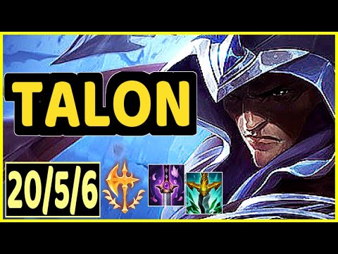 TALON VS VOLIBEAR - 20/5/6 KDA JUNGLE GAMEPLAY DIAMOND IV