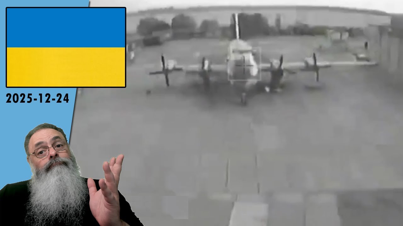 #Ucrânia 2025-12-24: UCRÂNIA destruiu ÚNICO AVIÃO RUSSO capaz de DETECTAR DRONES SUBMARINOS