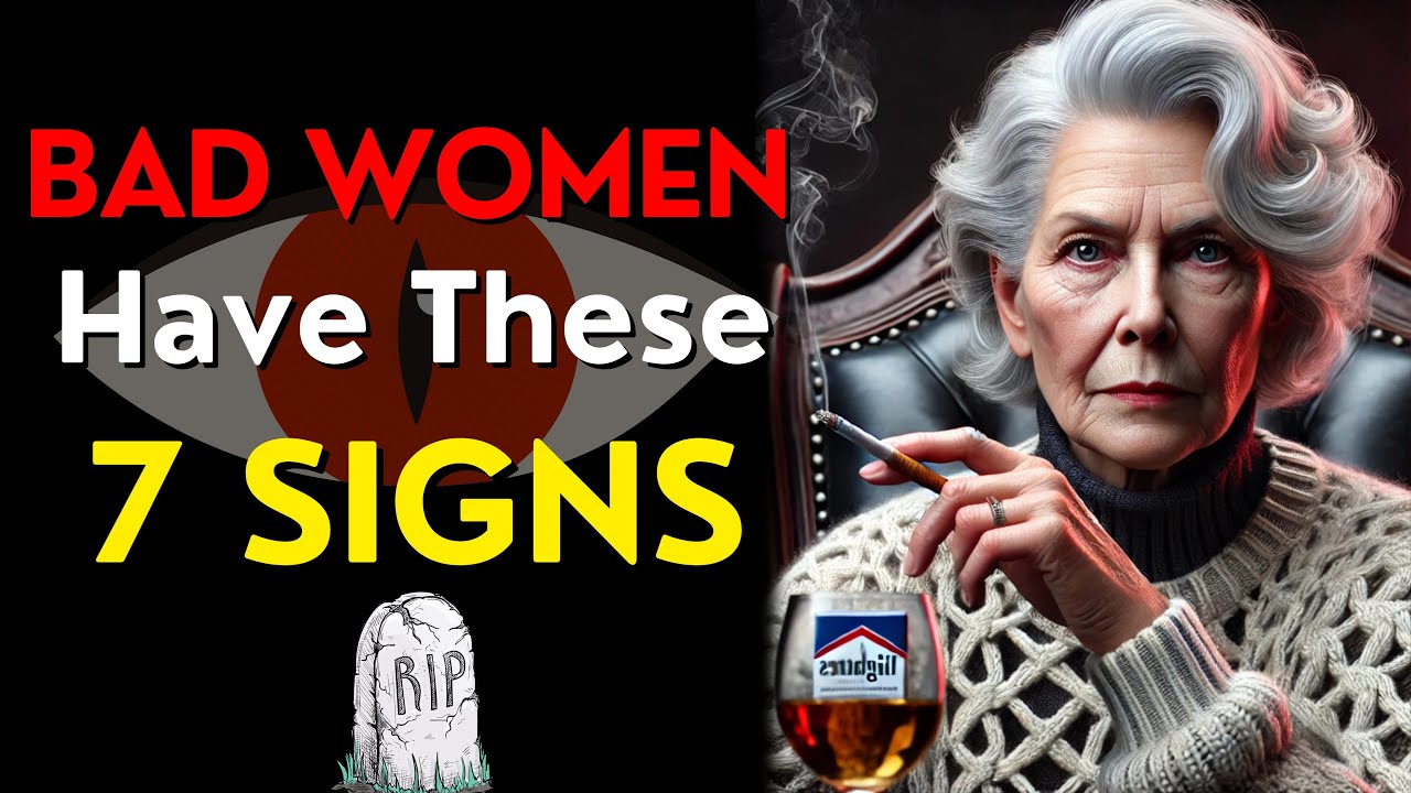 🔴7 EVIDENT Signs that there is an EVIL Woman next to you | Stoic Wisdom