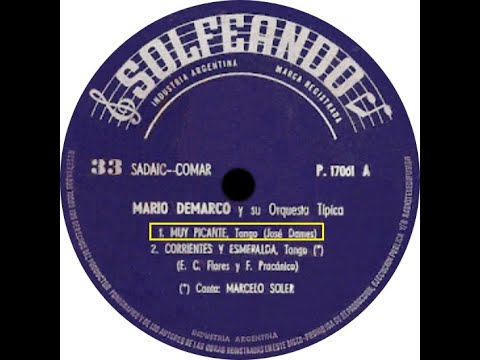 Muy picante (tango instrumental, 1965) - Mario Demarco y su orquesta típica