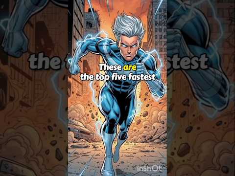 Top 5 fastest Marvel characters #marvel #dc