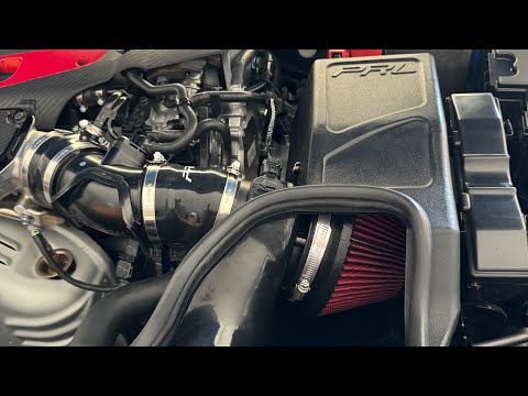 Installing the new “PRL High Volume Intake” on my FL5 Civic Type R