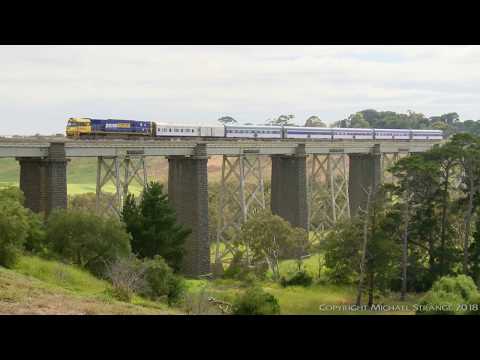 3MA8 GSR "Overland" Passenger Train (29/11/2016) - PoathTV Australian Railways