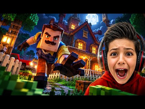 HELLO NEIGHBOR İÇİNDE MİNECRAFT OYNUYORUZ!!! 