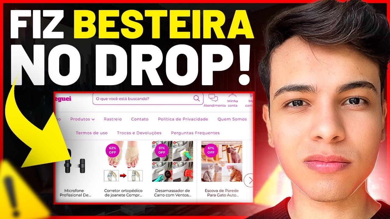 10 ERROS GRAVES QUE EU FIZ NA MINHA PRIMEIRA LOJA DE DROPSHIPPING (Não Faça Isso)