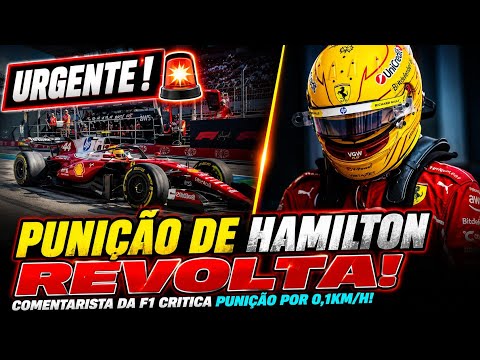 BOMBA NA F1! COMENTARISTAS REAGEM À PUNIÇÃO DE HAMILTON ! FIA DE MARCAÇÃO?