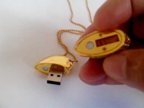 Pen Drive Personalizado Jóia Coração 2