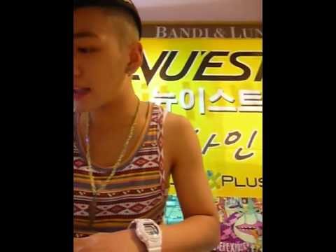 120804 - Nuest Fansign @ Mokdong (Close-ups while receiving signatures...Rd 2)