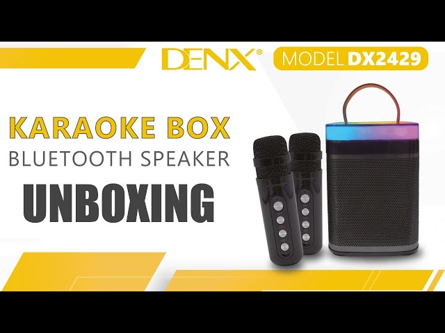 ميكروفون كاريوكي ومكبر صوت لا سلكي DENX