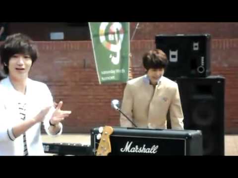 fancam 110409 K.R.Y Super Star K MV Filming - Kyuhyun Focus 8