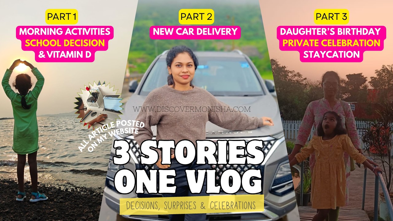 MG Hector Sharp Pro CVT New Car Delivery | Daughter's School Decision | Private Birthday Staycation