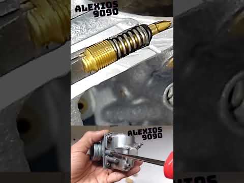 Parafuso de mistura ar/combustível carburador.