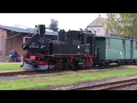 Herbstdampf bei der Döllnitzbahn - Züge - Dampflok -Trains