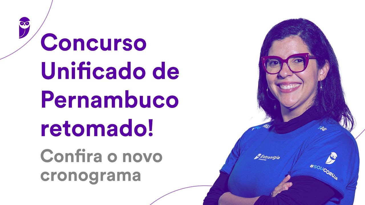 Concurso Unificado de Pernambuco retomado! Confira o novo cronograma