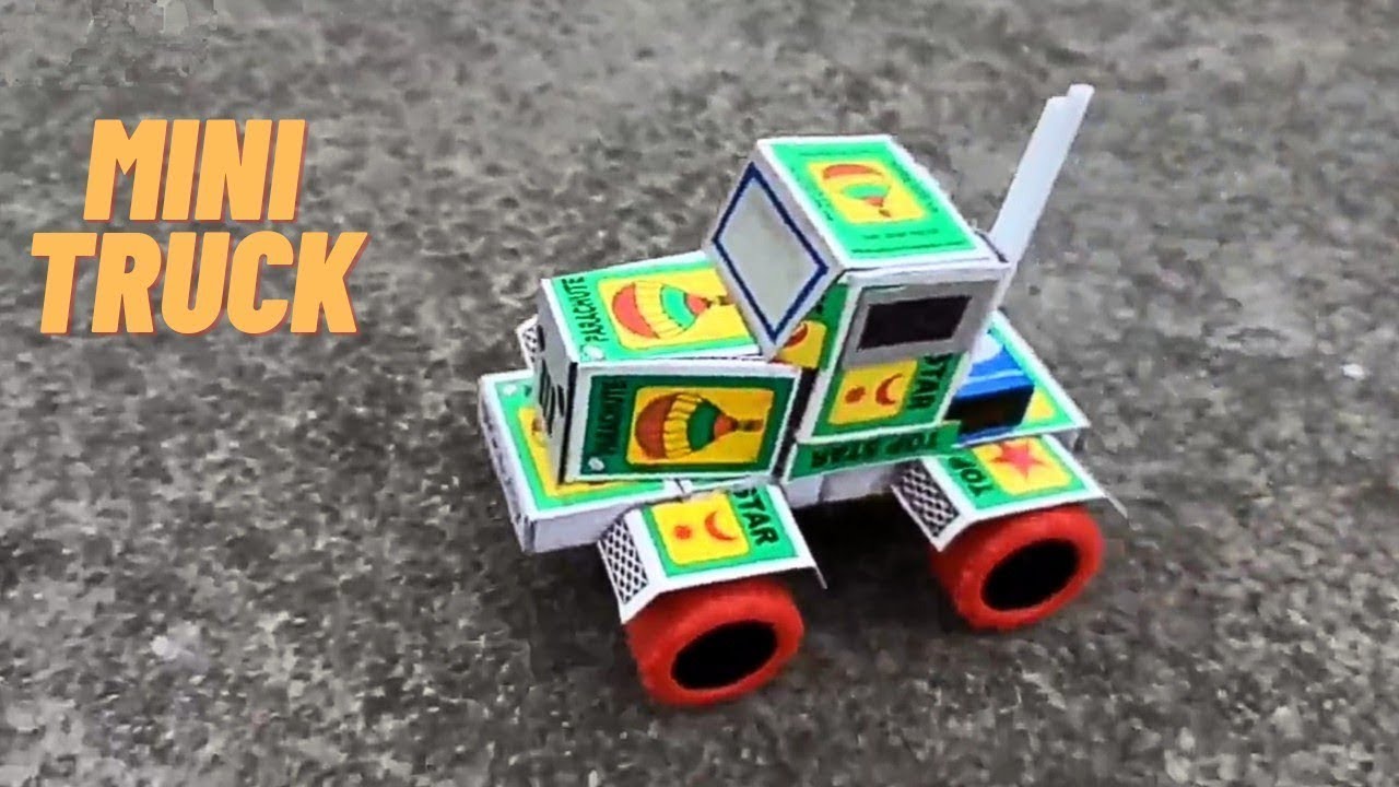How to make matchbox truck at home - DIY truck at home