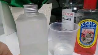 Aromatizador de varetas caseiro! feito com aromatizante coala!