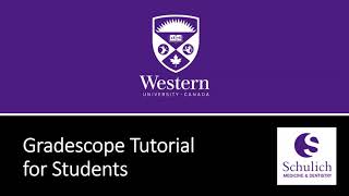 Gradescope Tutorial for Students