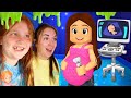 MOM HAS A BABY but in ROBLOX?!  Adley helps deliver a little brother Niko! Family votes for Nick KCA