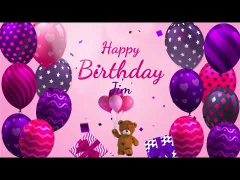 Happy Birthday Jim | Jim Happy Birthday Song | Jim