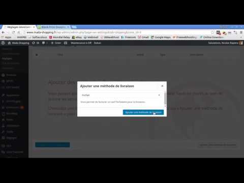 Woocommerce Classes de livraison – Tutoriel 4