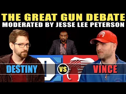 The Great Gun Debate: Destiny vs. Vincent James! Gun Control, 2nd Amendment & Mass Shootings! (#119)