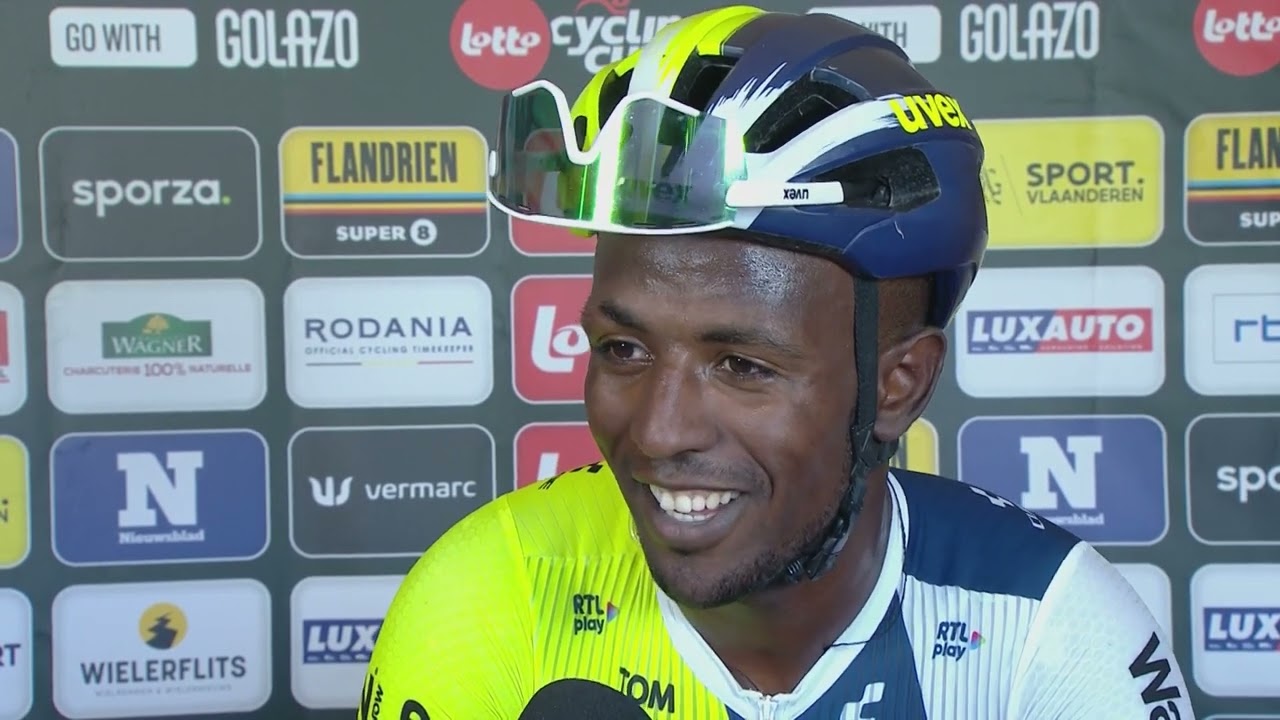 Lotto Cycling Cup 2024 - Circuit Franco-Belge - Interview Biniam Girmay