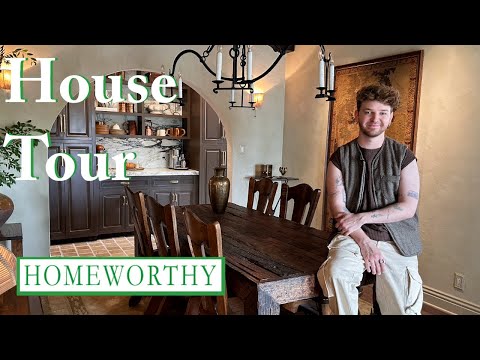 HOUSE TOUR | A Moody Spanish Revival in Los Angeles - YouTube