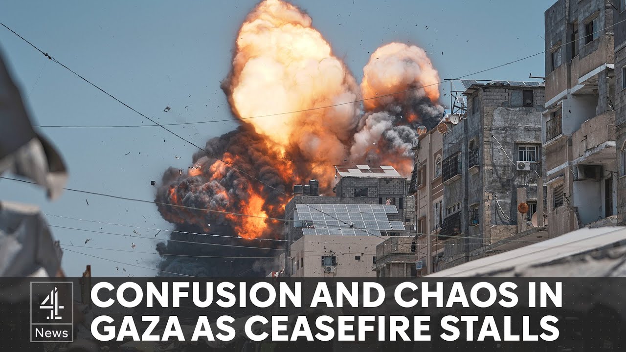 Tensions rise in Gaza amid confusion at aid site