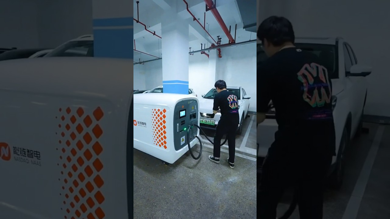 Check out this mobile EV charger #china #shorts #tech #EV