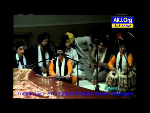 007 Toronto Dec. 2015 Thursday Evening - Bh. HarJee Singh Jee Toronto