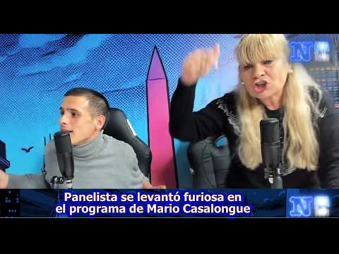 Panelista se levantó furiosa en el programa de Mario Casalongue