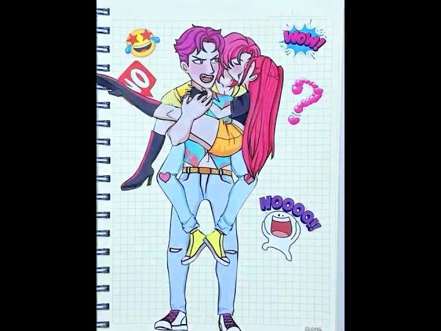 Vídeo relacionado con KPop Demon Hunters Juego de Papelería para Niñas, Incluye Cuaderno y Set de 500 Pegatinas, Regalo para Niñas