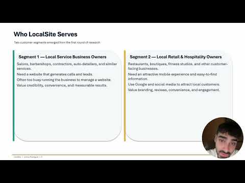 Localsite Assignment 3 Video Presentation