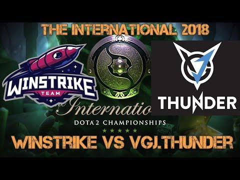 Winstrike  vs VGJ.Thunder  game #1 The international 2018