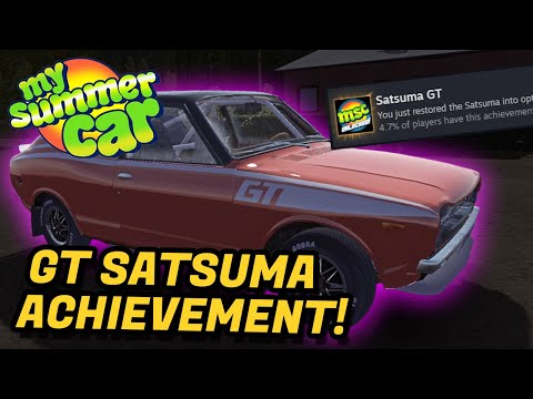 How to Build the GT Satsuma in My Summer Car with Achievement!
