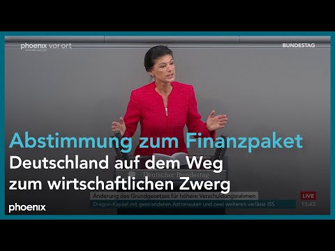 Rede von Sahra Wagenknecht (BSW) zum Finanzpaket am 18.03.25