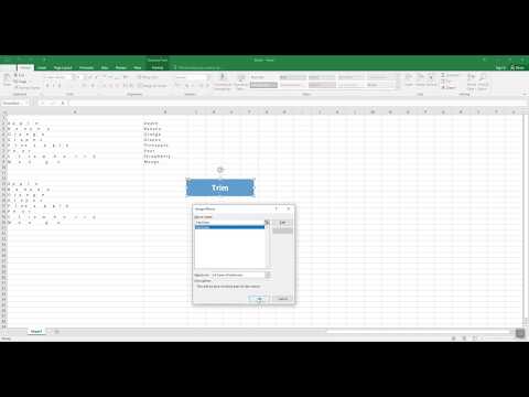 Excel VBA Trim Selected Cells
