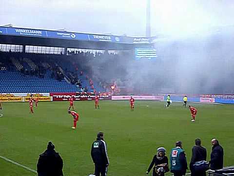 VFL Bochum-Union Berlin-Pyro der Unioner